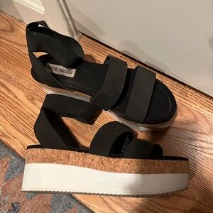 Steve Madden Platform Sandals Size 8